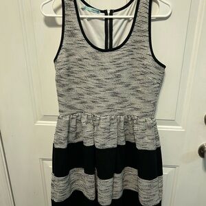 Stylish Black and White Maurices Dress